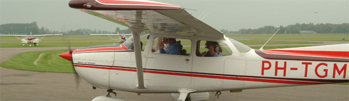 Rondvlucht in een cessna