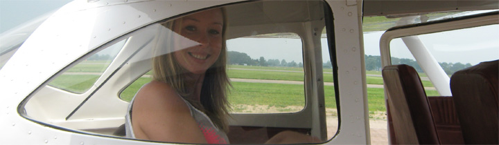 Rondvlucht in een cessna