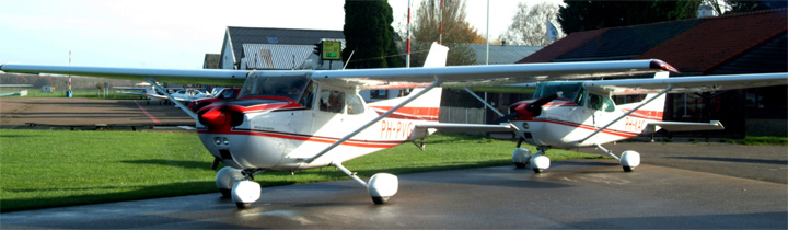 Rondvlucht in een cessna